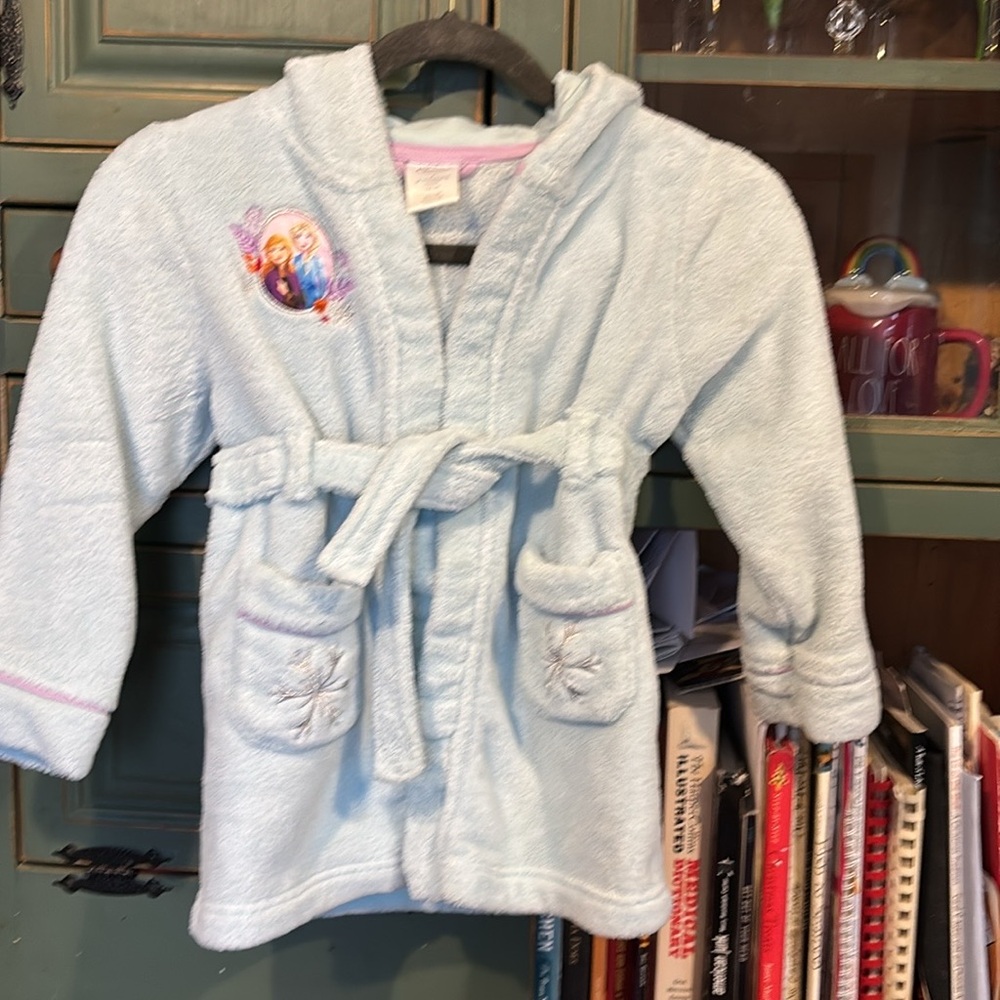 Kids Light Blue Hooded Pajamas